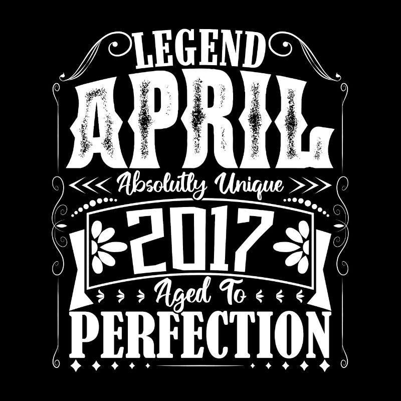 April 2017. Birthday April 2017. Gift 2017.