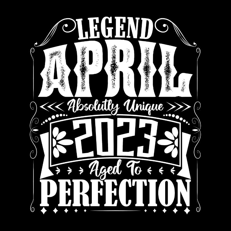 April 2023. Birthday April 2023. Gift 2023.