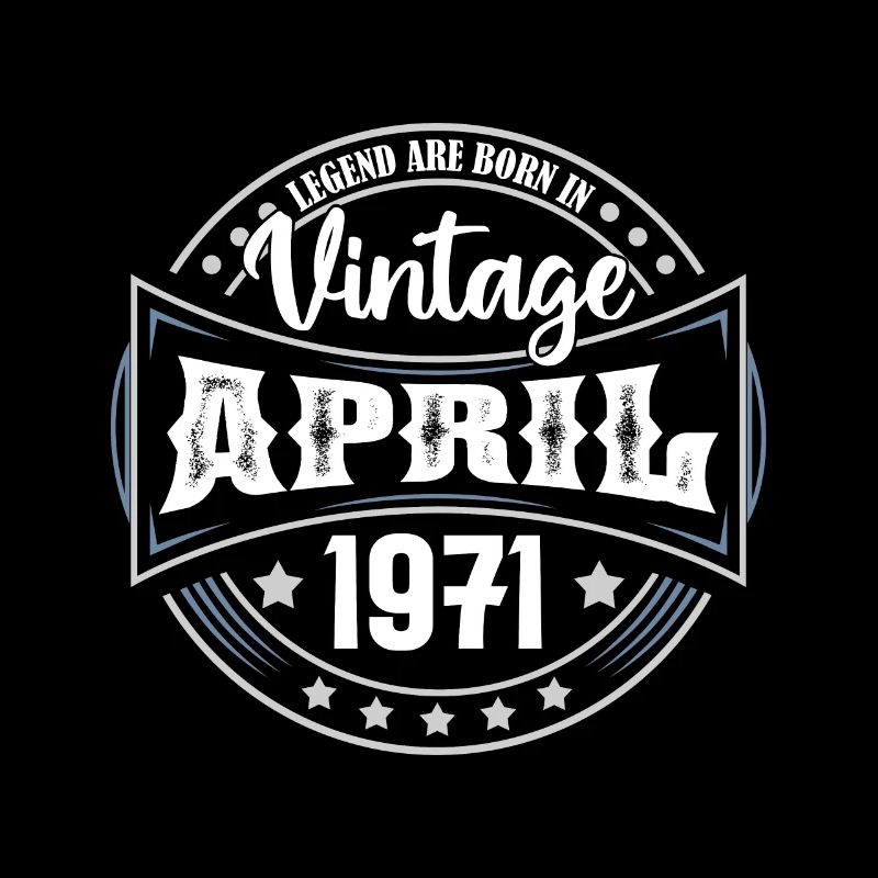 April 1971. Geburtstagsgeschenk April 1971 April