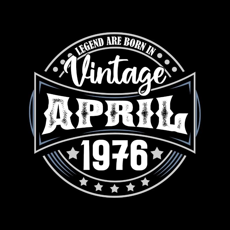 April 1976. Geburtstagsgeschenk April 1976 April