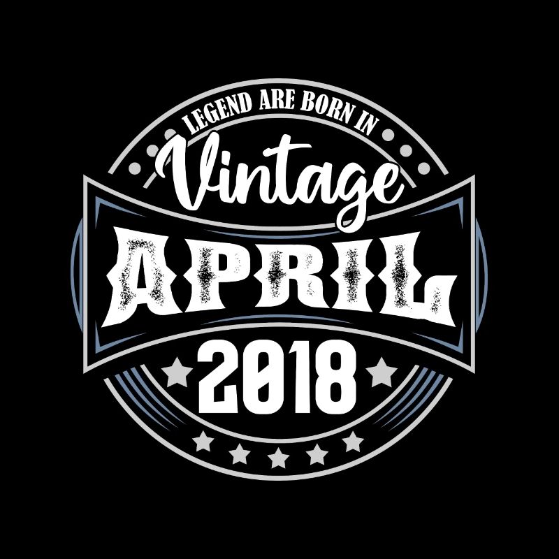 April 2018. Geburtstagsgeschenk April 2018 April
