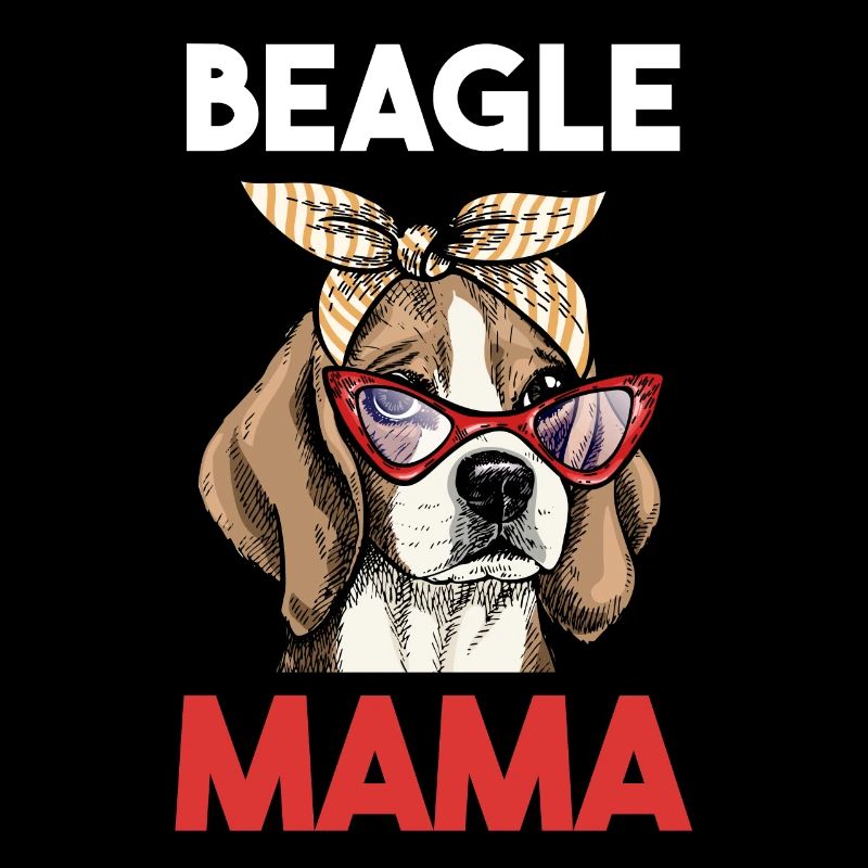 Hund Beagle Mama