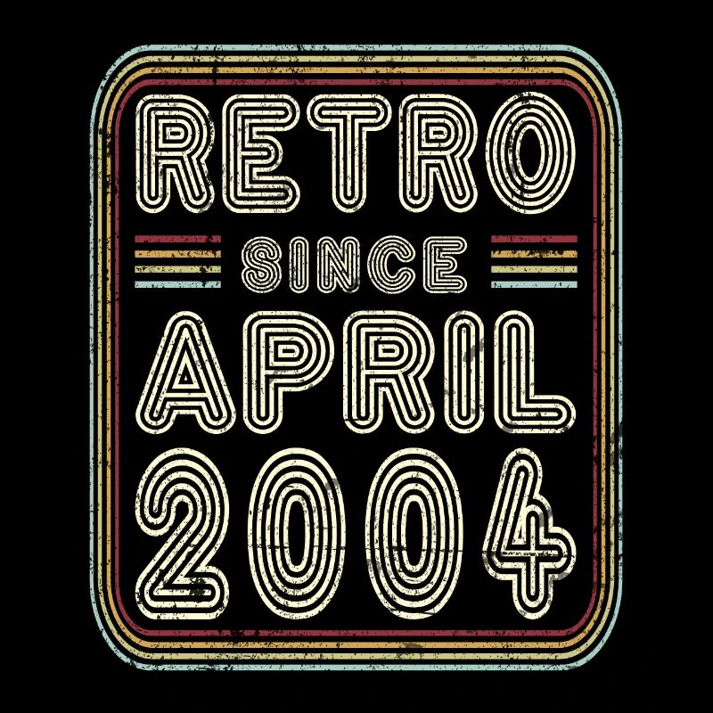 Geburtstag April 2004 Retro Geschenk