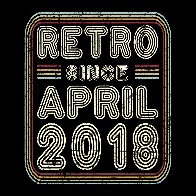 Geburtstag April 2018 Retro Geschenk