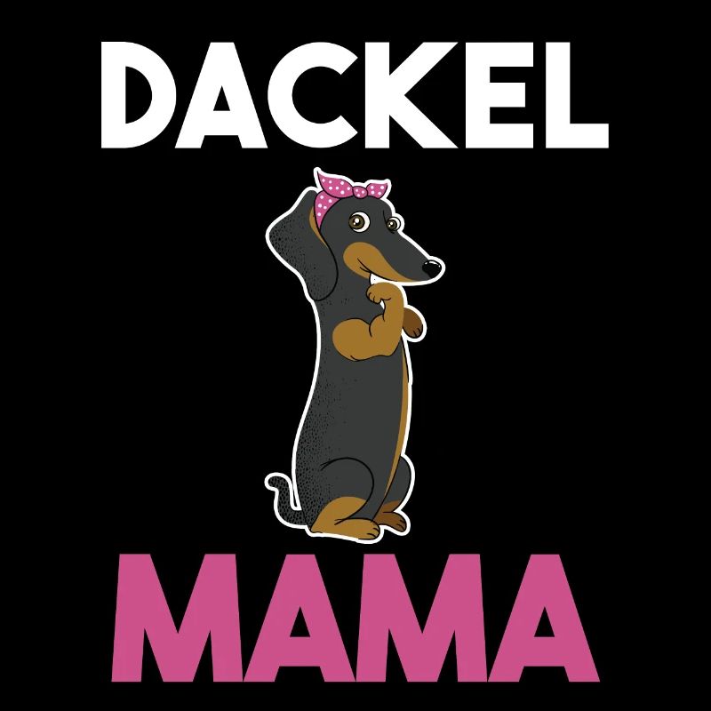 Hund Dackel Mama
