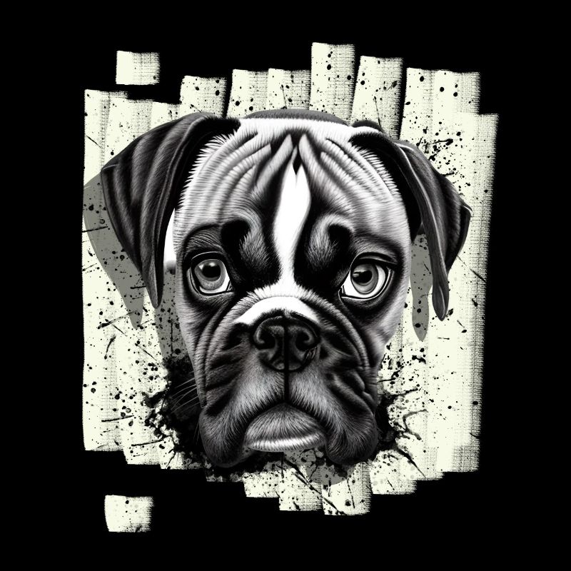 Chien boxeur