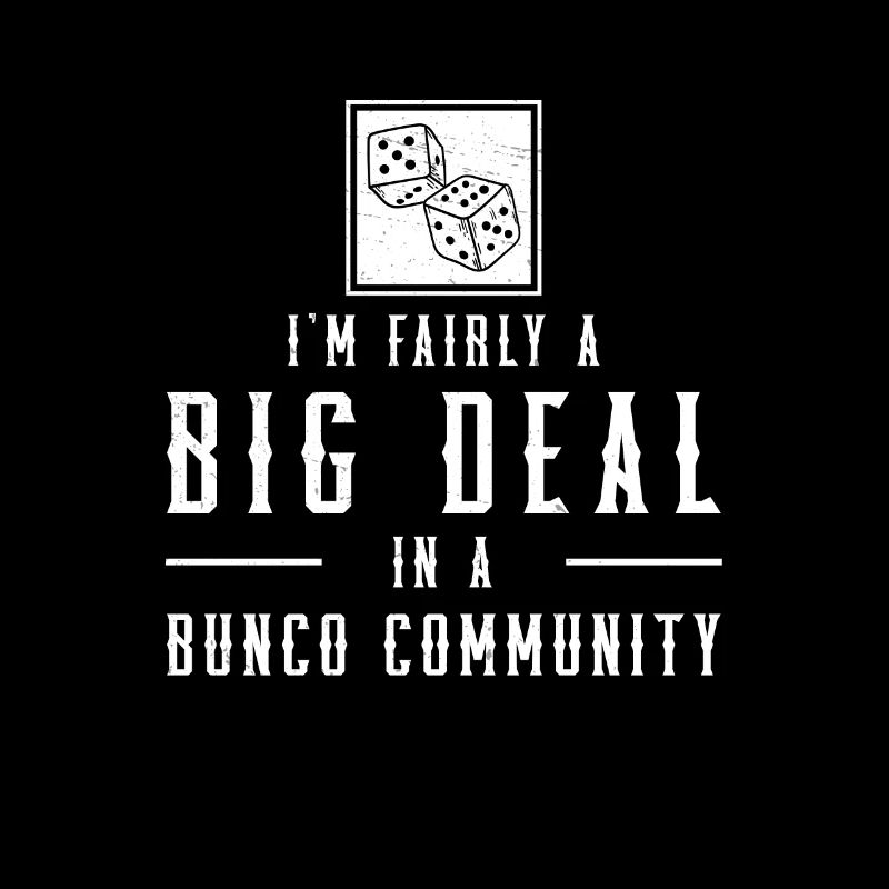 Lustige Bunco-Spiele Ich bin eine ziemlich große