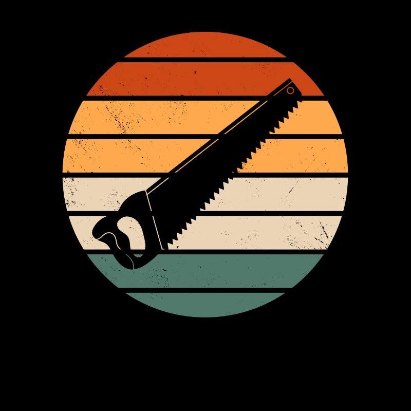 Retro Handsäge Design