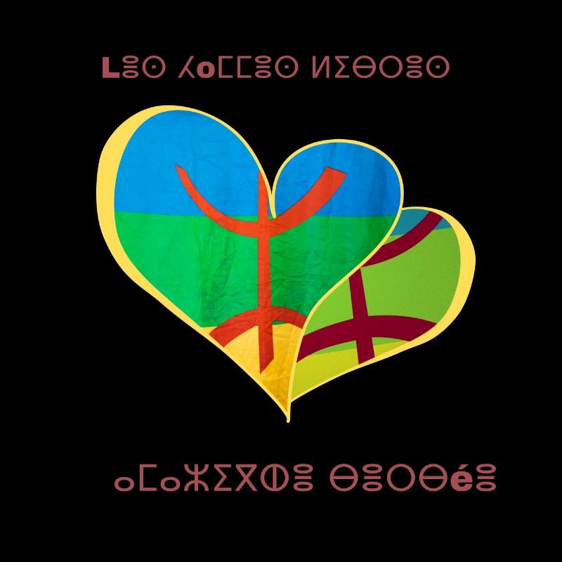 kabyle T-shirt graffiti The Berber Spring