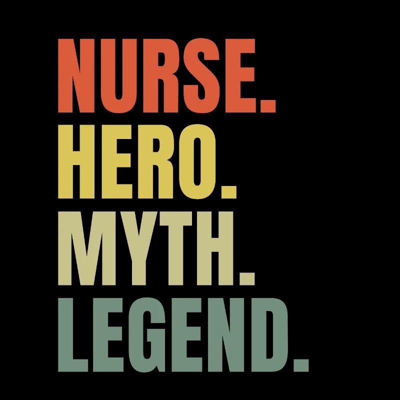 Lustige Krankenschwester Held Mythos Legende Bester Job Krankenschwester
