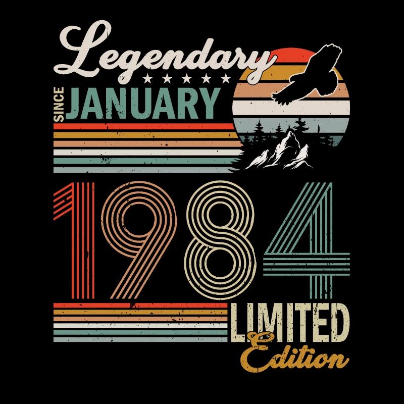 Janvier 1984. Cadeau d’anniversaire Janvier 1984.