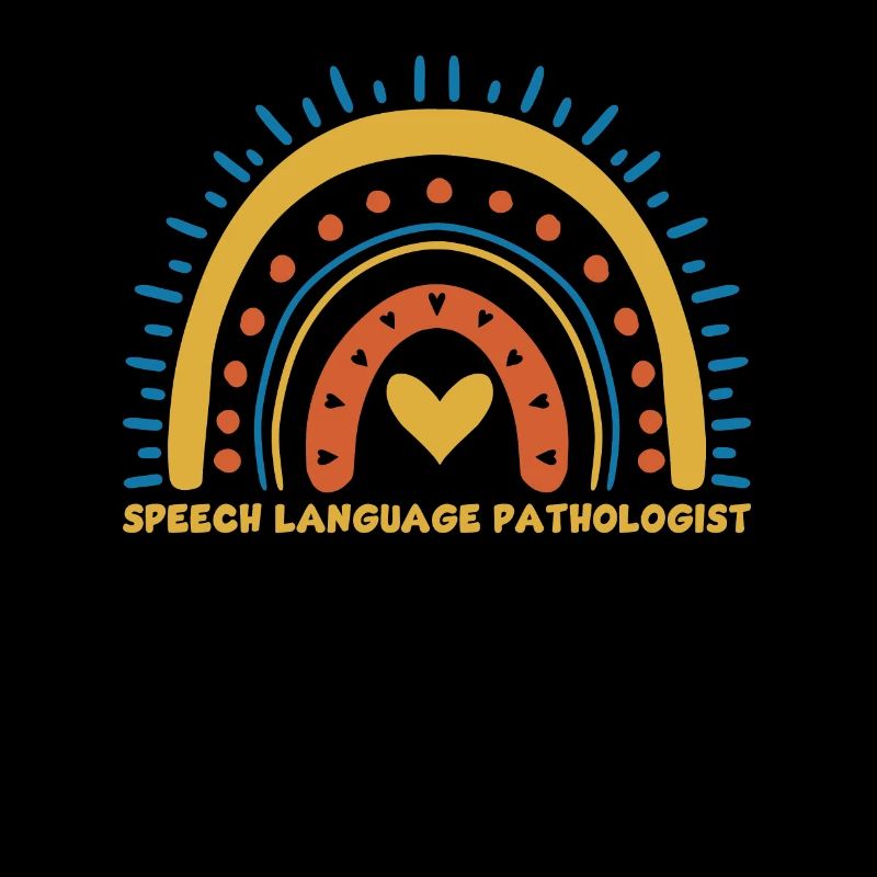 Cute speech pathologist rainbow