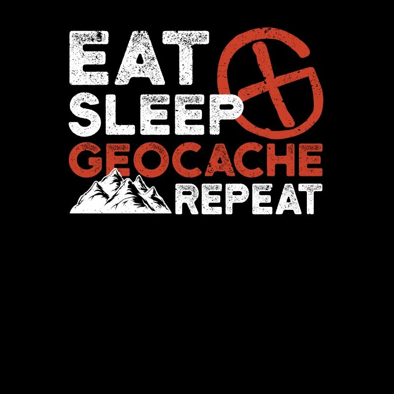 Manger dormir Géocache Répéter Geocaching Extérieur