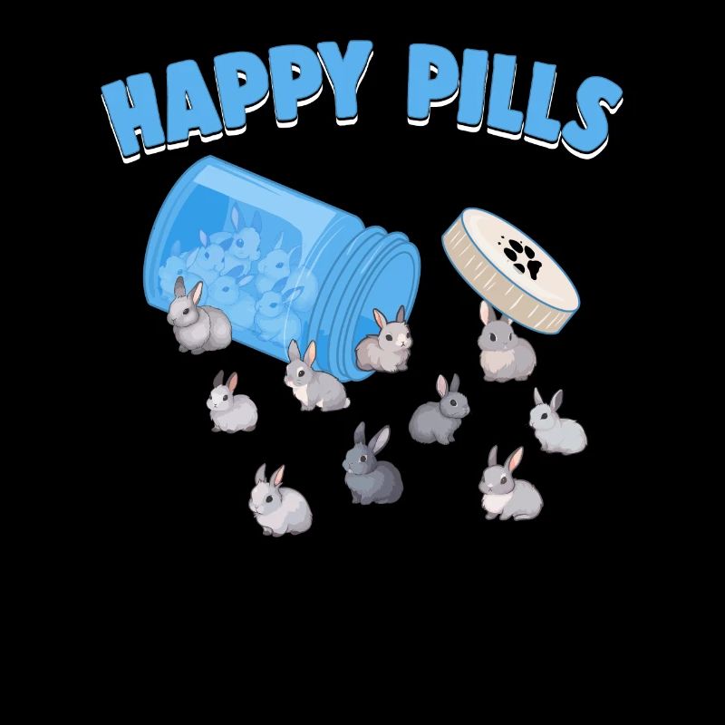 Happy Pills Rabbit Breed Funny Netherland Dwarf