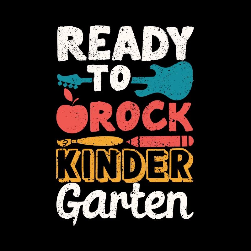 Ready To Rock Kindergarten First Day Back School