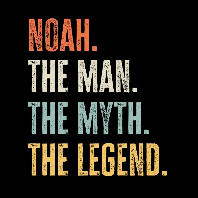 Noah, Mann Mythos Legende, lustig Bester Name Noah