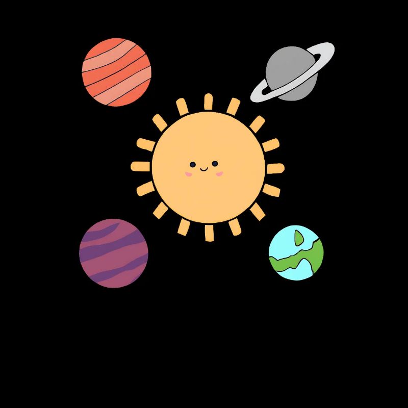 Soleil, Système solaire, Terre, Jupiter, Saturne, Mars, Vénus