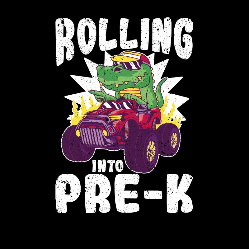 Rouler dans le camion monstre T Rex pré-K Dinosaur