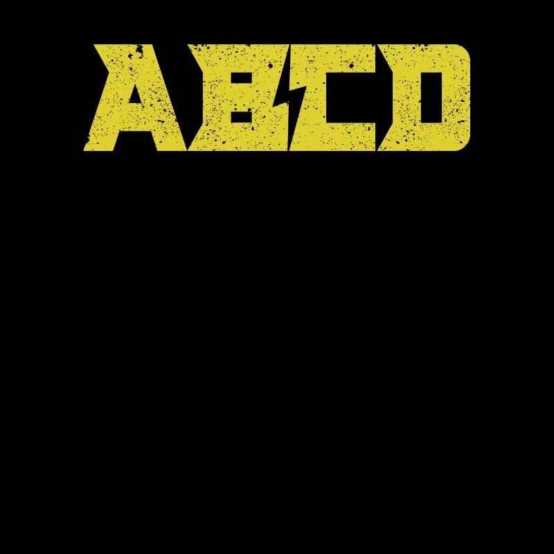 Jungen Mädchen ABCD Funny Rock Lehrer Student