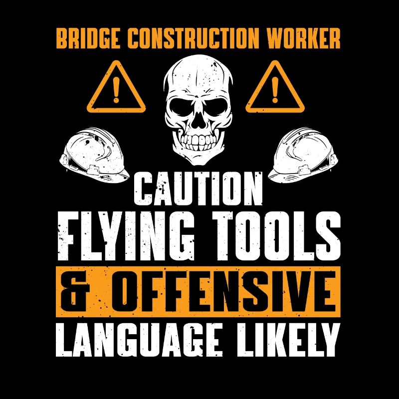 Bridge construction workers