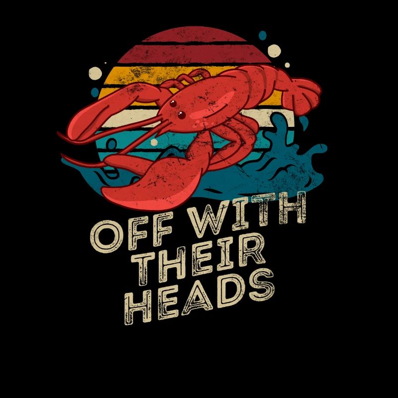 Off With Their Heads Funny Crawfish Boil Seafood