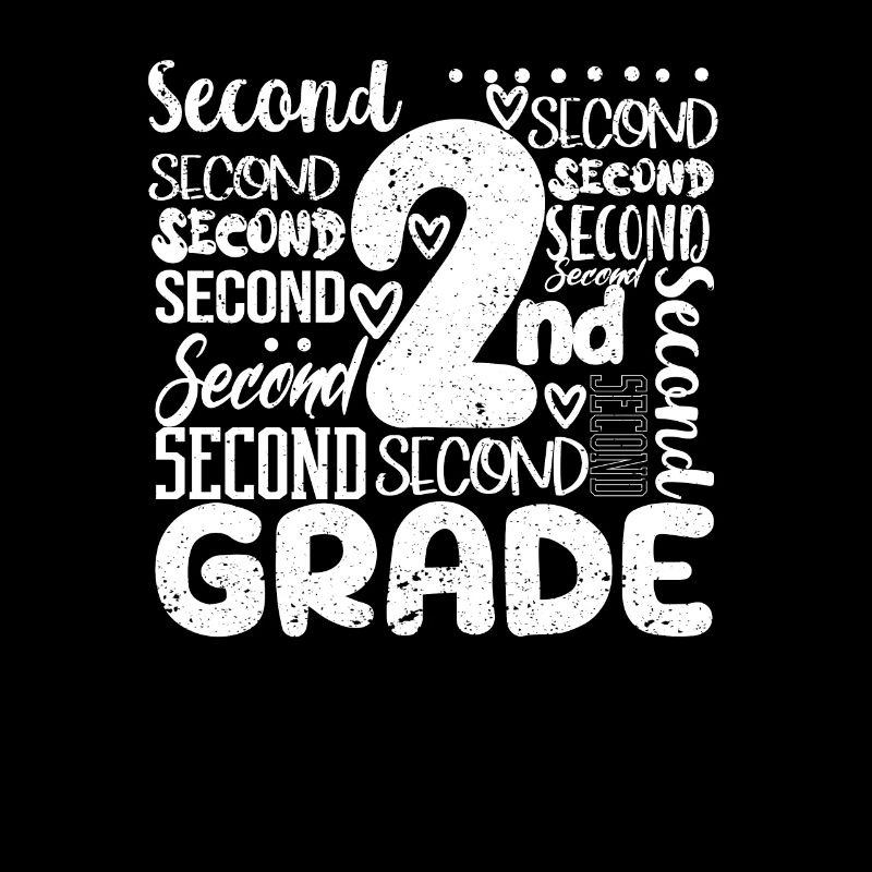 Tie Dye 2nd Grade Typography Team Teacher Second