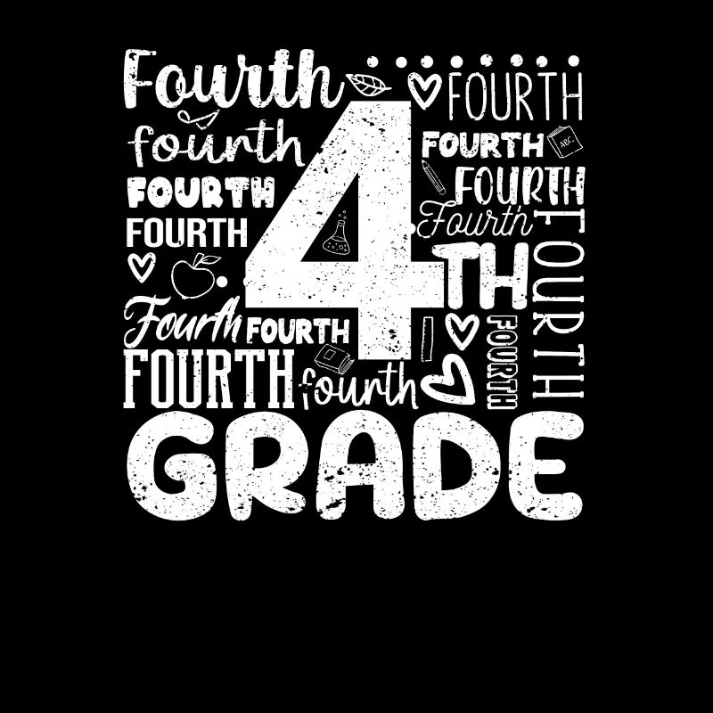 Équipe de typographie de 4e année Quatrième année