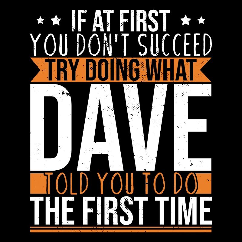 Lustiger Dave-Spruch