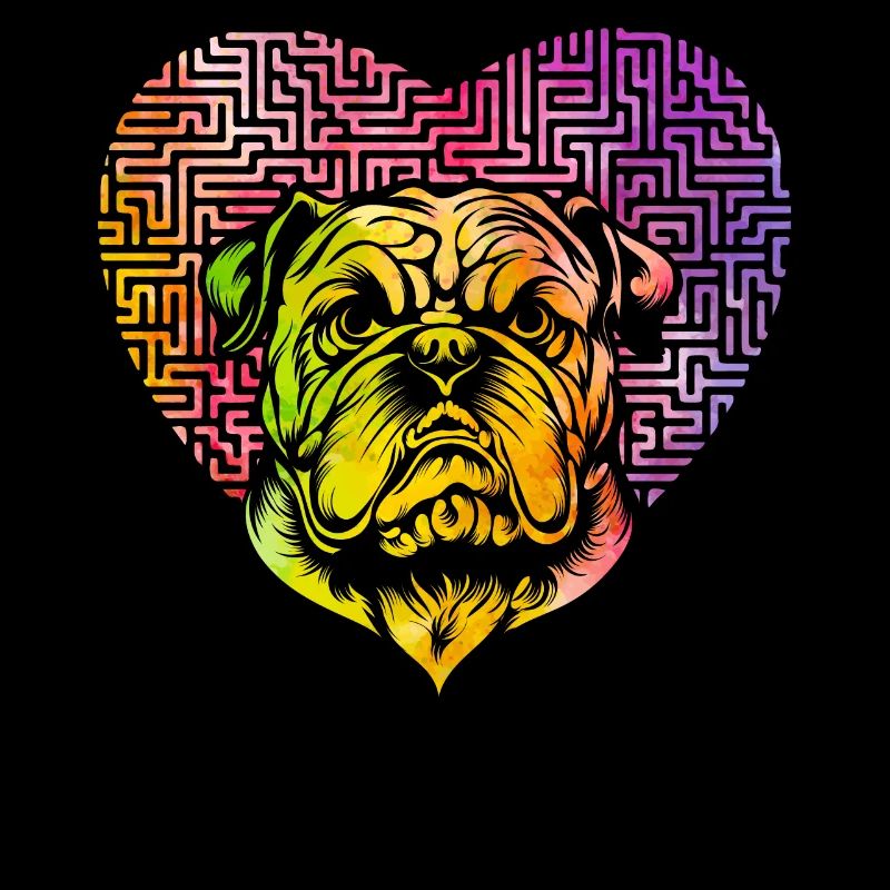 Bouledogue anglais Rétro