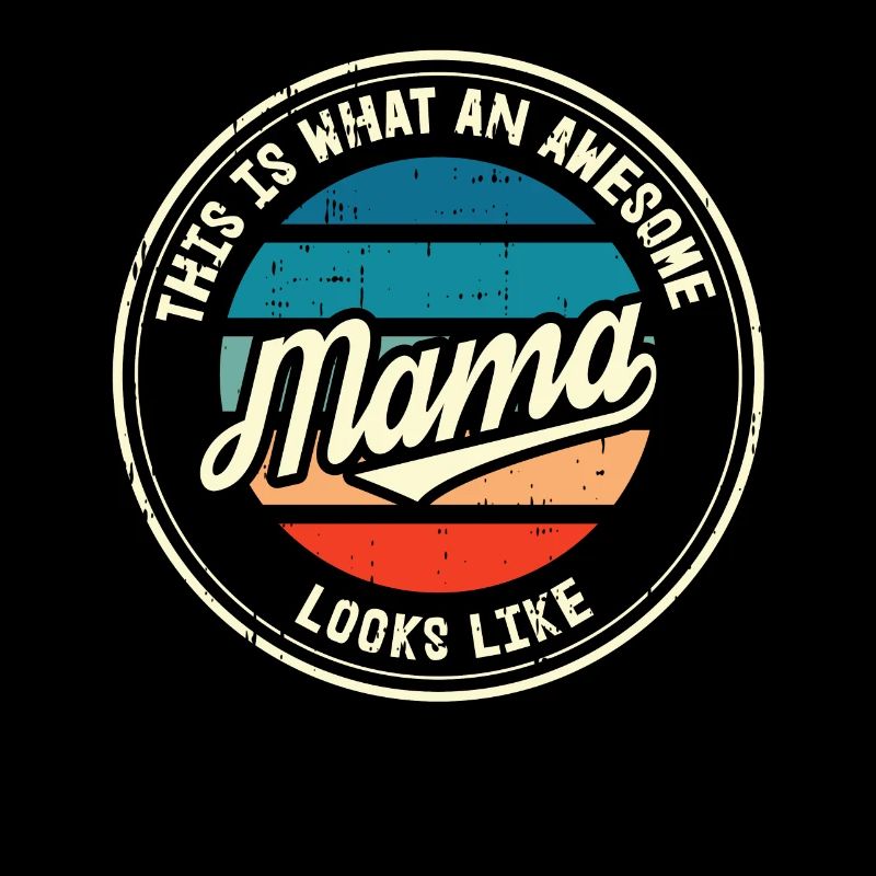 Bester Mama Muttertag Mutter Mom Retro Geschenk