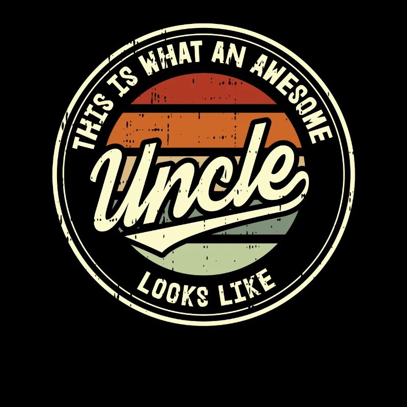 Bester Onkel Retro Patenonkel Geschenk