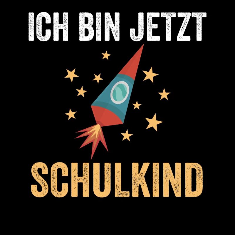 Schulkind Schulbeginn Erste Klasse Rakete Einschul