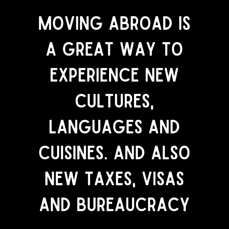 Auswanderung Spruch Englisch