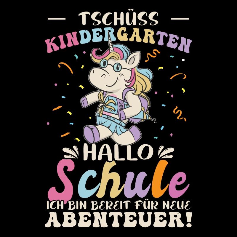 Tschüss Kindergarten Hallo Schule Einschulung