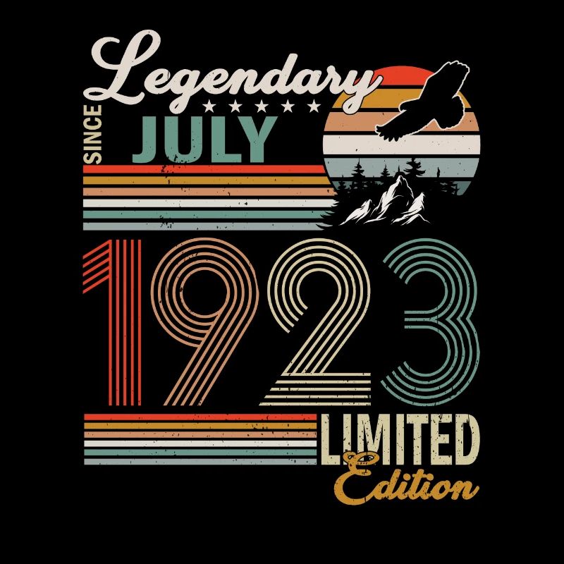 Juli 1923 Original Geburtstagsgeschenkidee