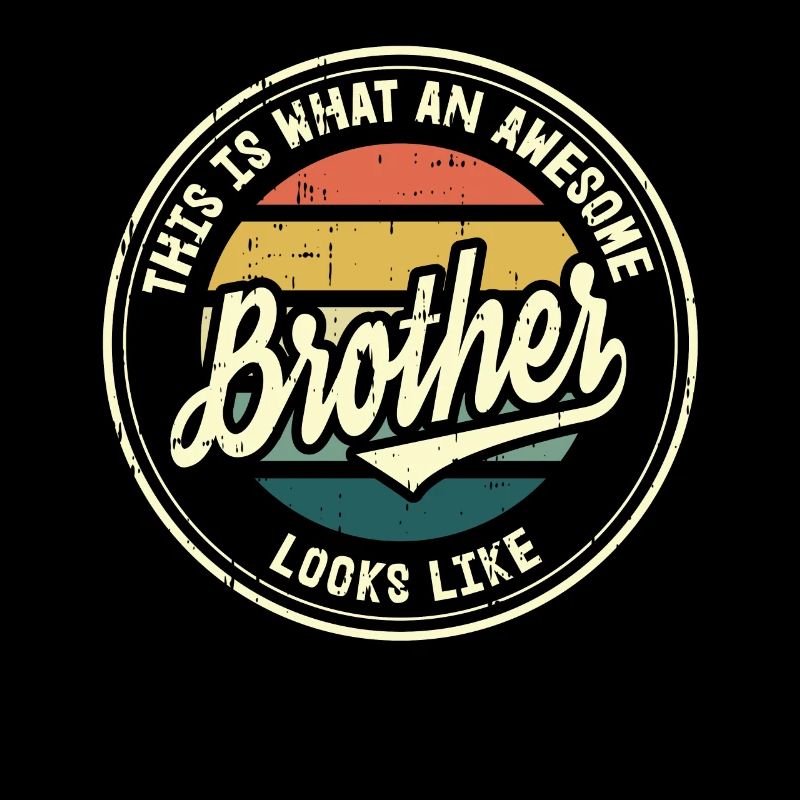 Bester Bruder Retro Bruderherz Bro Geschenk