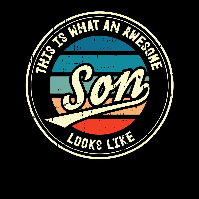 Sohn so sieht ein Spruch Witzig Geschenkidee