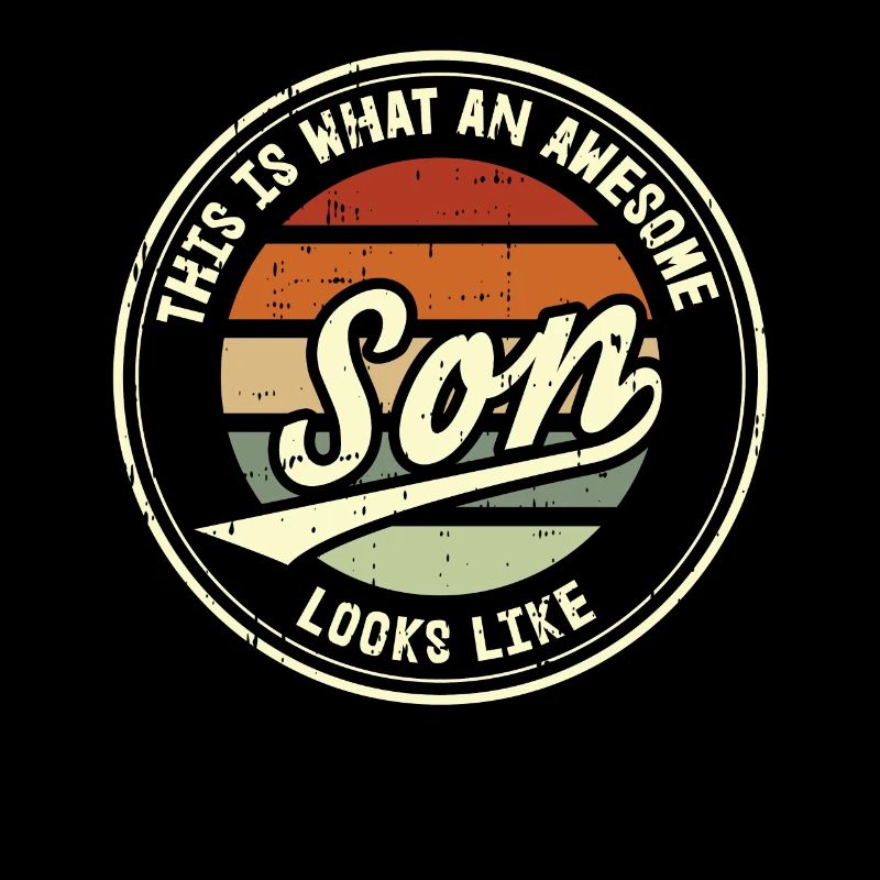 Sohn so sieht ein Spruch Witzig Geschenkidee