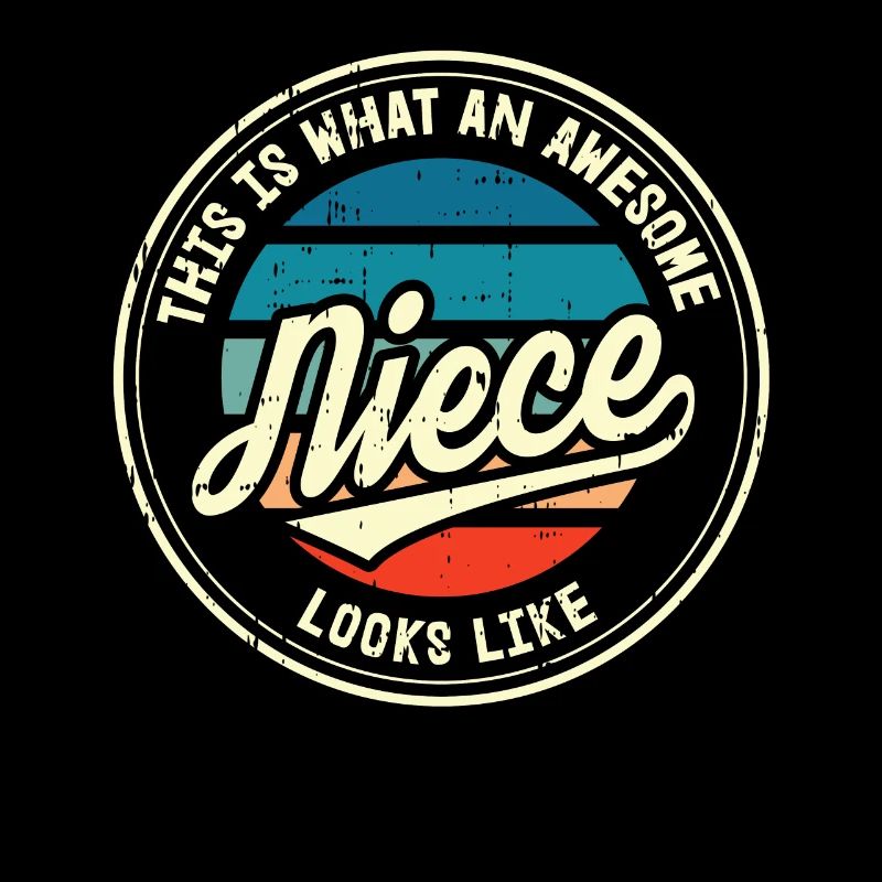 Beste Nichte der Welt Retro Geschenk