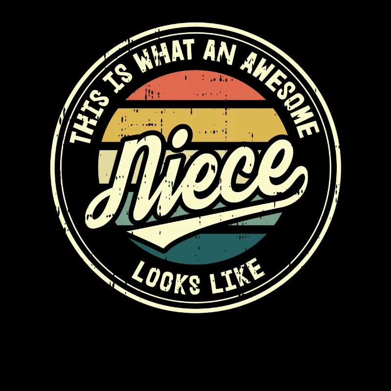 Beste Nichte der Welt Retro Geschenk