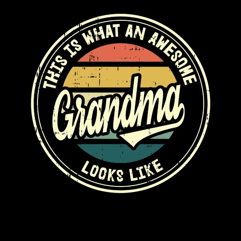 Beste Oma Großmutter der Welt Retro Geschenk