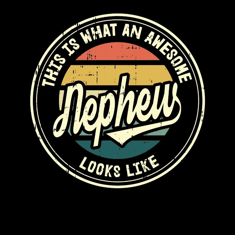 Bester Neffe der Welt Retro Geschenk