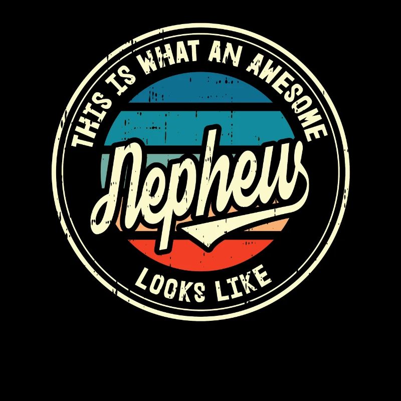 Bester Neffe der Welt Retro Geschenk