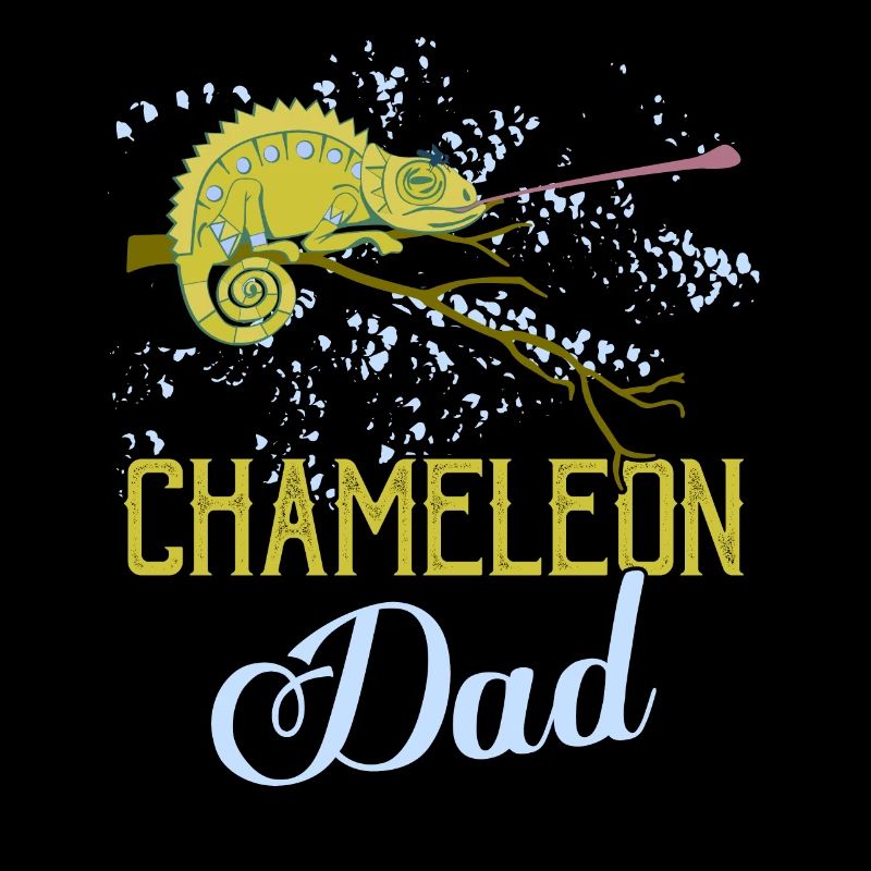 Chameleon Dad Lizard Lover Reptile
