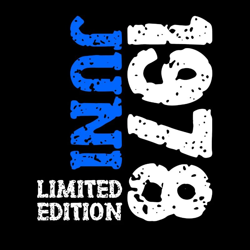 1978 Juni Limited Edition Geburtstag Geschenk
