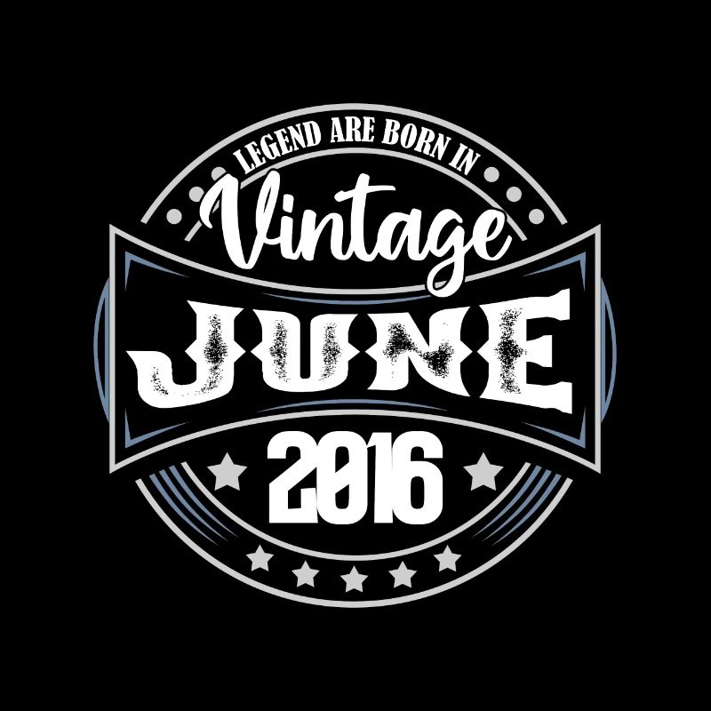 Juni 2016. Geburtstagsgeschenk Juni 2016. Juni.