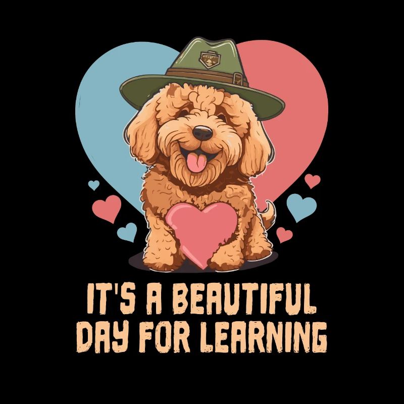 It's A Beautiful Day For Learning Goldendoodle