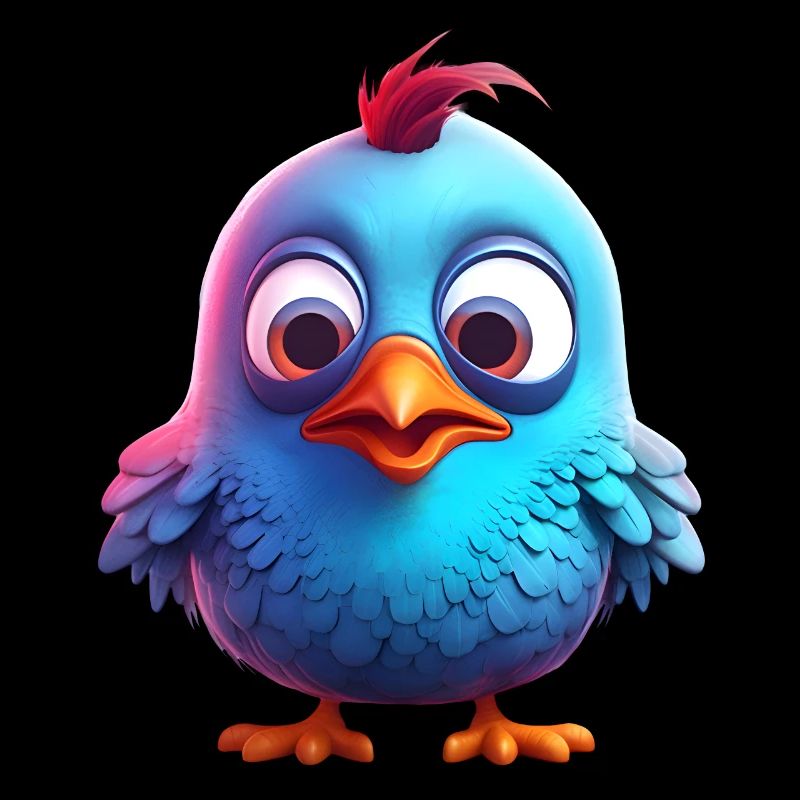 Mignon bébé oiseau