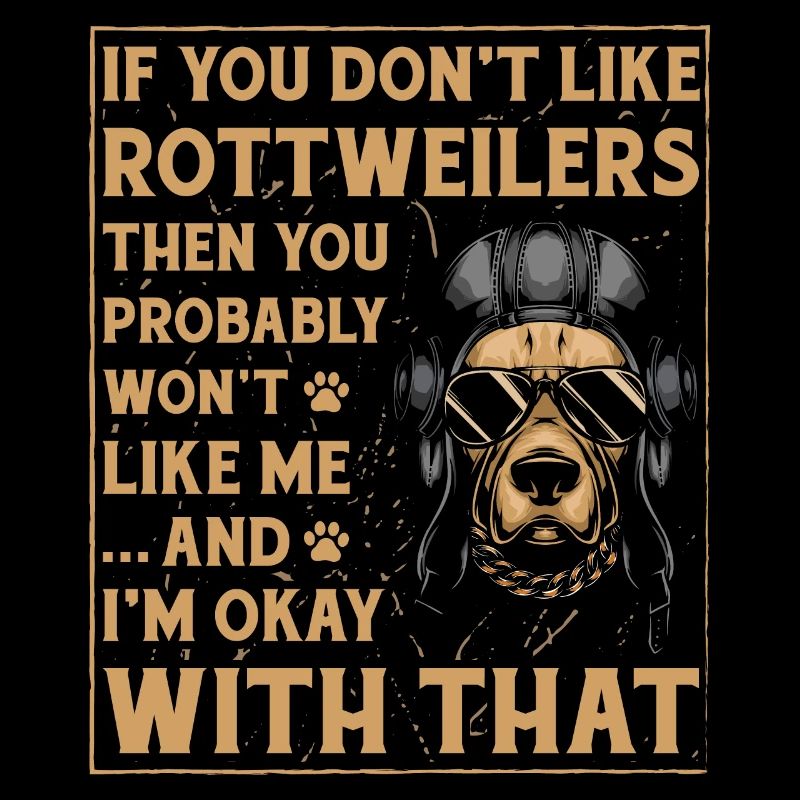 Rottweiler drôle de dicton
