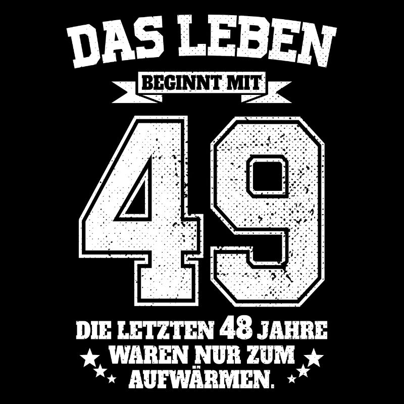 49. Geburtstag Geschenk Das Leben Beginnt Mit 49